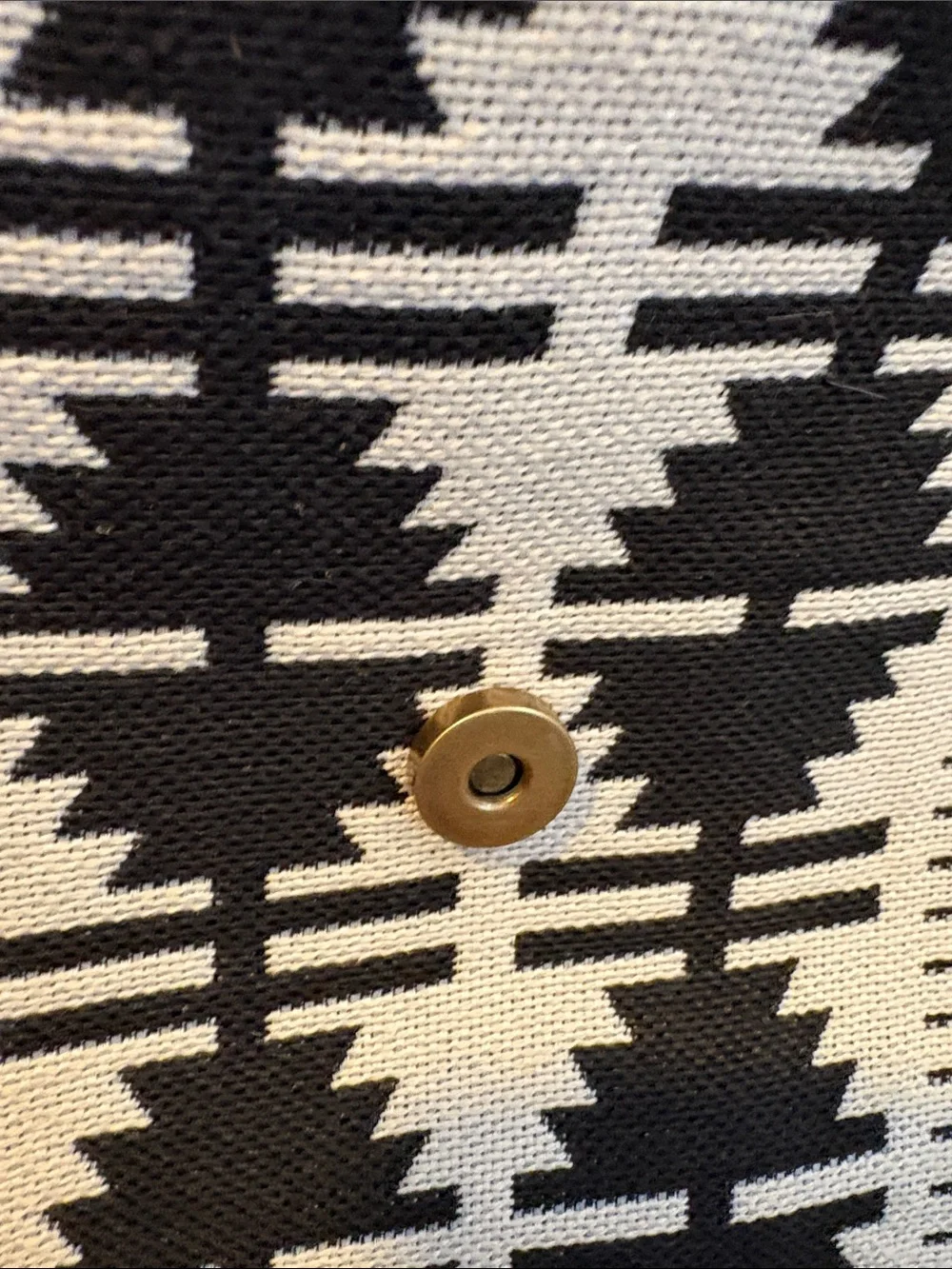 BNWT REIN & BRIDLE Black & White Aztec Backpack